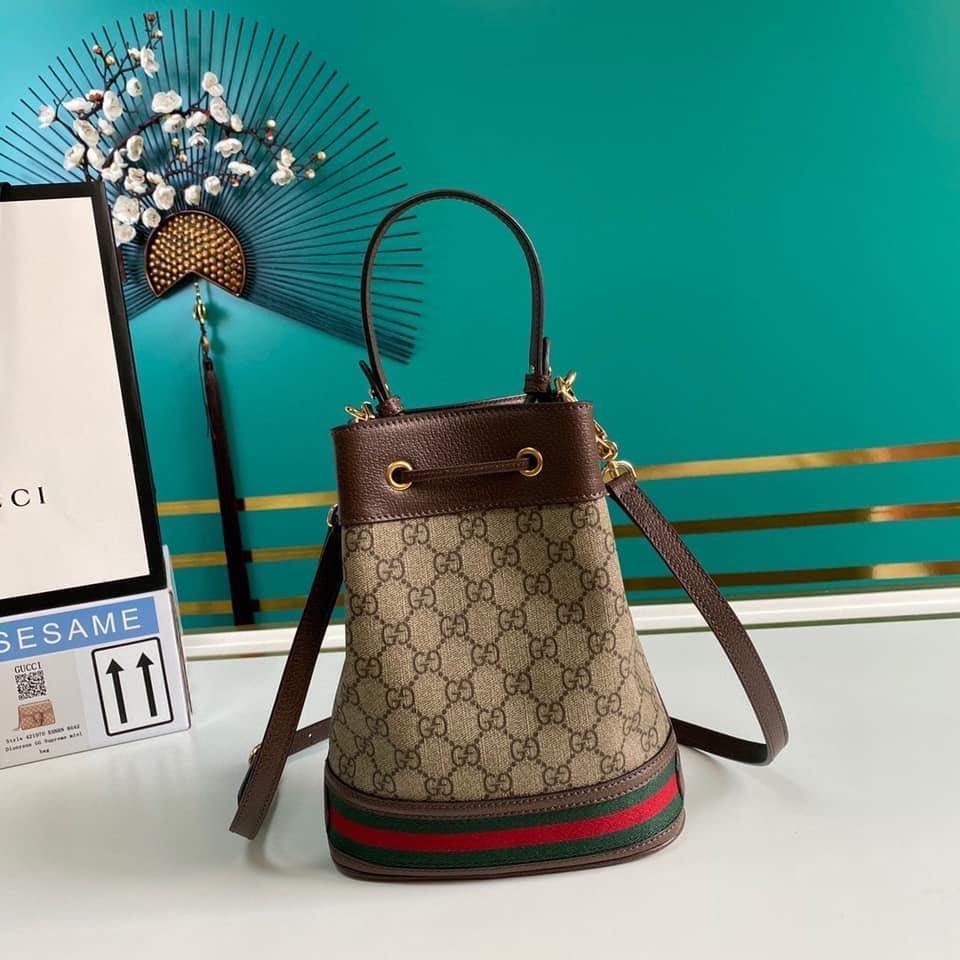 Gucci Small Ophidia Bucket Bag - LUXURY KLOZETT