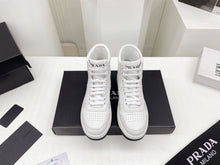 Load image into Gallery viewer, Prada Downtown Leather High Top Sneakers
