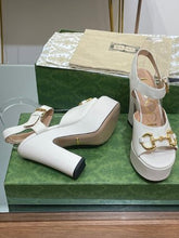 Load image into Gallery viewer, Gucci Platform Sandal With Horsebit
