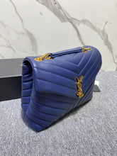Load image into Gallery viewer, YSL Loulou Medium Chain Bag In Y Leather
