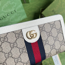 Load image into Gallery viewer, Gucci Ophidia Zip Around Wallet with Web
