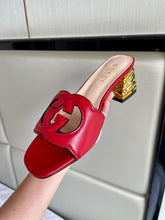 Load image into Gallery viewer, Gucci Interlocking G   Cut-out Sandal

