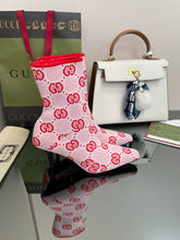 Load image into Gallery viewer, Gucci GG Knit Ankle Boots
