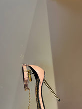 Load image into Gallery viewer, Tom Ford Leather Padlock Pointy Naked  Sandal
