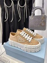 Load image into Gallery viewer, Prada Double Wheel  Nylon Gabardine Sneakers
