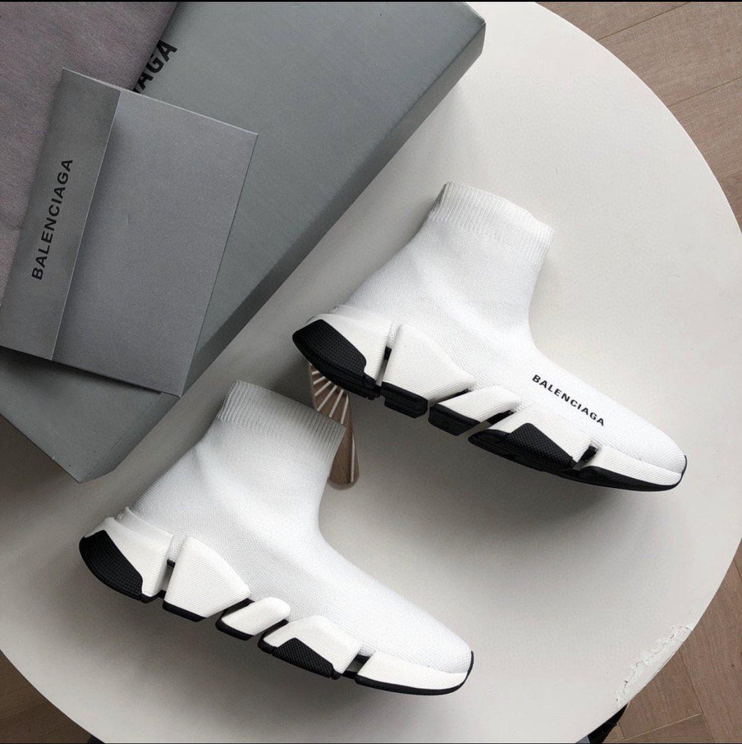 Balenciaga Speed Stretch High Top Sneakers - LUXURY KLOZETT