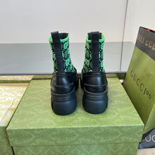 Load image into Gallery viewer, Gucci Women  GG Jersey Boots with Horsebit
