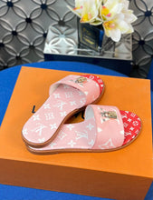 Load image into Gallery viewer, Louis Vuitton Lock It  Flat Mule
