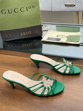 Load image into Gallery viewer, Gucci Women Slide Sandal With Crystals
