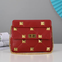 Load image into Gallery viewer, Valentino Garavani Medium Roman Stud The Shoulder Bag In Nappa With Chain
