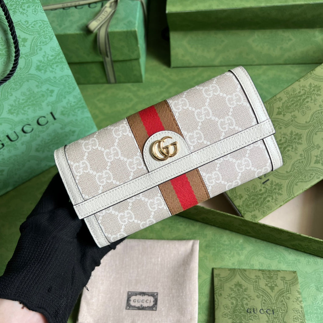 Gucci Ophidia GG Continental Wallet