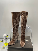 Load image into Gallery viewer, YSL  Talia Boots In Velvet
