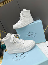 Load image into Gallery viewer, Prada Downtown Leather High Top Sneakers
