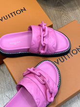 Load image into Gallery viewer, Louis Vuitton Sunset Flat Comfort Mule
