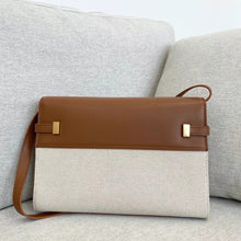 Load image into Gallery viewer, YSL Manhattan Shoulder Bag In Canvas And Leather
