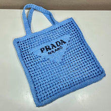 Load image into Gallery viewer, Prada Raffia Tote Bag
