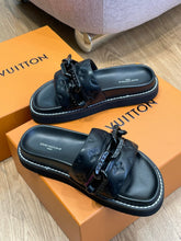 Load image into Gallery viewer, Louis Vuitton Sunset Flat Comfort Mule
