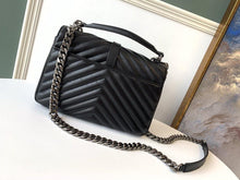 Load image into Gallery viewer, YSL College Medium Quilted leather Bag - LUXURY KLOZETT
