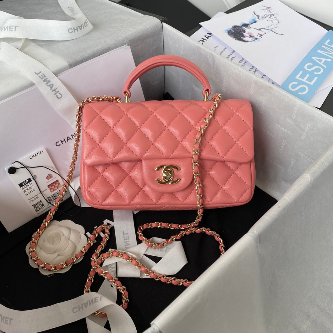 Chanel Mini Flap Bag With Top Handle