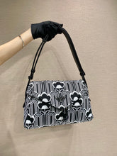 Load image into Gallery viewer, Prada Jacquard Knit An Leather Signaux Bag
