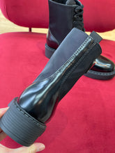 Load image into Gallery viewer, Prada Brushed-Leather and Re-Nylon Boots

