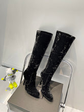 Load image into Gallery viewer, YSL  Talia Boots In Velvet
