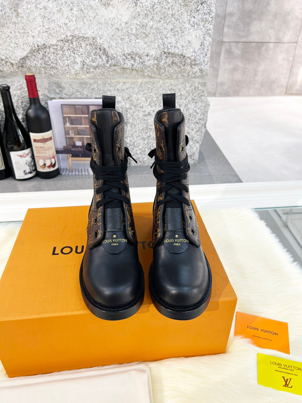 Louis Vuitton Metropolis Flat Ranger Boots