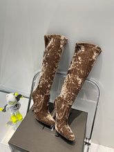 Load image into Gallery viewer, YSL  Talia Boots In Velvet

