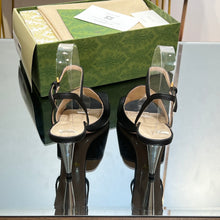Load image into Gallery viewer, Gucci Blonde Heeled Sandal
