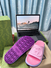 Load image into Gallery viewer, Gucci Slide Sandal With interlocking G
