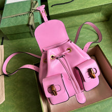 Load image into Gallery viewer, Gucci Bamboo Small Backpack
