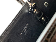 Load image into Gallery viewer, YSL Classic Sac De Jour Nano  In Crocodile Shiny Embossed Leather
