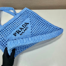 Load image into Gallery viewer, Prada Raffia Tote Bag
