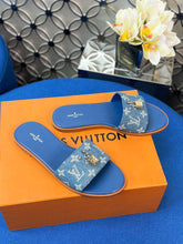 Load image into Gallery viewer, Louis Vuitton Lock It  Flat Mule
