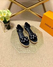 Load image into Gallery viewer, Louis Vuitton Starboard Wedge Sandals
