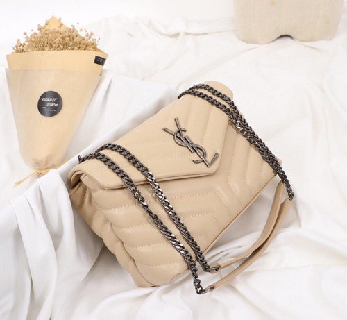 YSL Loulou Medium Leather Bag - LUXURY KLOZETT