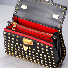 Load image into Gallery viewer, Valentino Garavani Small Rockstud Alcove Grainy Calfskin Bag
