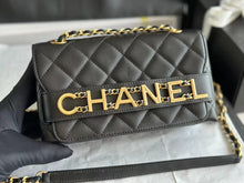 Load image into Gallery viewer, Chanel Front Logo Flap Bag
