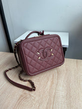 Load image into Gallery viewer, Chanel Caivar Filigree Vanity  Bag
