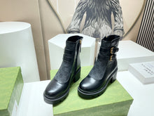 Load image into Gallery viewer, Gucci GG Ankle Boot With Buckle
