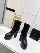 Load image into Gallery viewer, YSL  Cherry Buckle Platform Boots
