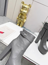 Load image into Gallery viewer, YSL  Cherry Buckle Platform Boots

