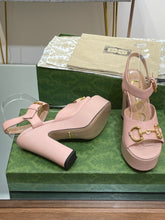 Load image into Gallery viewer, Gucci Platform Sandal With Horsebit
