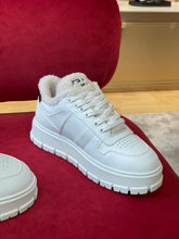 Load image into Gallery viewer, Prada Leather and Shearling  Sneakers
