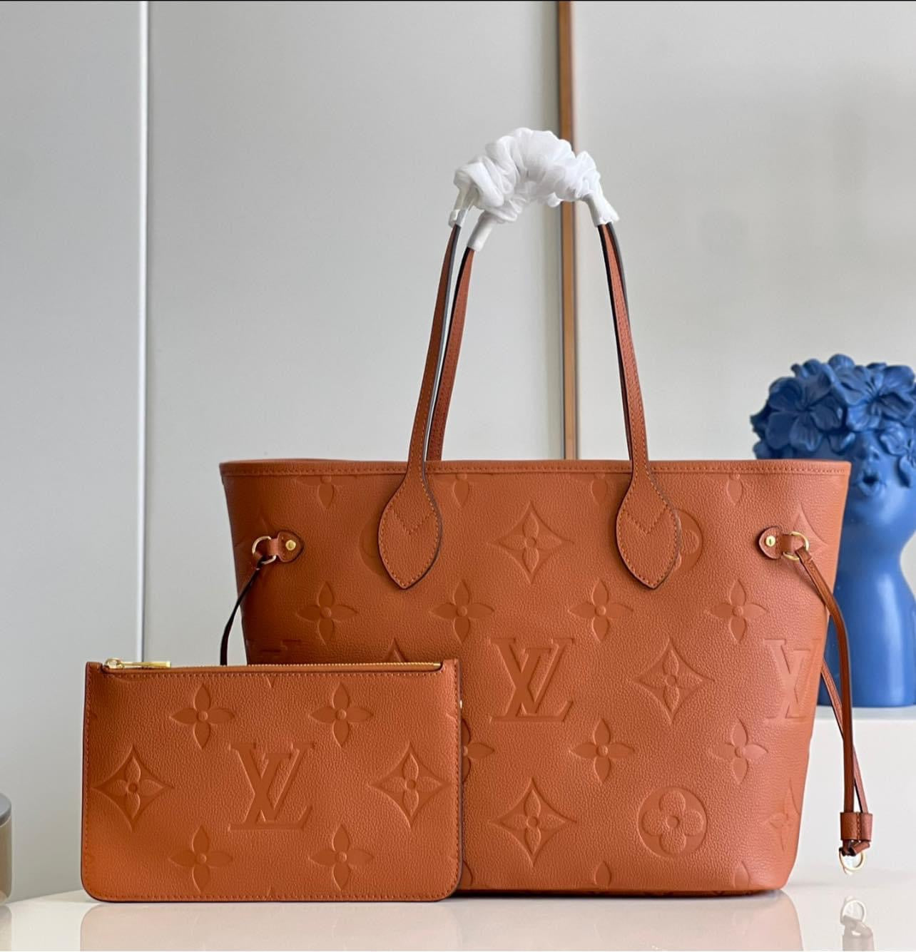 Louis Vuitton neverfull Mm bag Brown Leather ref.196376 - Joli Closet