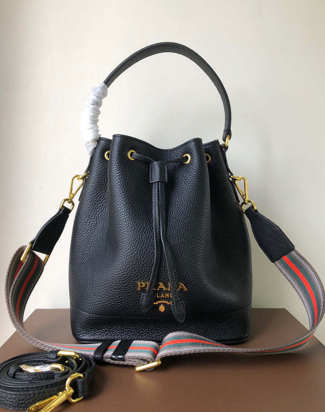 Prada Leather Bucket bag