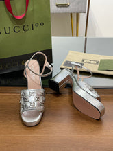 Load image into Gallery viewer, Gucci Interlocking G  Studs Sandal
