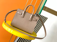 Load image into Gallery viewer, YSL Classic Sac De Jour Nano  In Crocodile Shiny Embossed Leather
