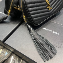 Load image into Gallery viewer, YSL Lou Mini Bag In Quilted  Grain  De Poudre Embossed Leather

