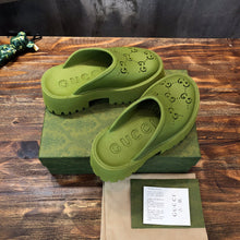 Load image into Gallery viewer, Gucci Platform Perforated G Sandals
